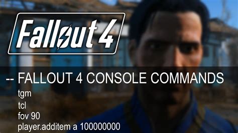 can you use console commands on xbox fallout 4|fallout 4 charisma console command.